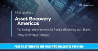Alex Moglia, of Moglia Advisors, will be speaking at the Asset Recovery Americas Virtual Conference on Thursday, May 27, 2021.